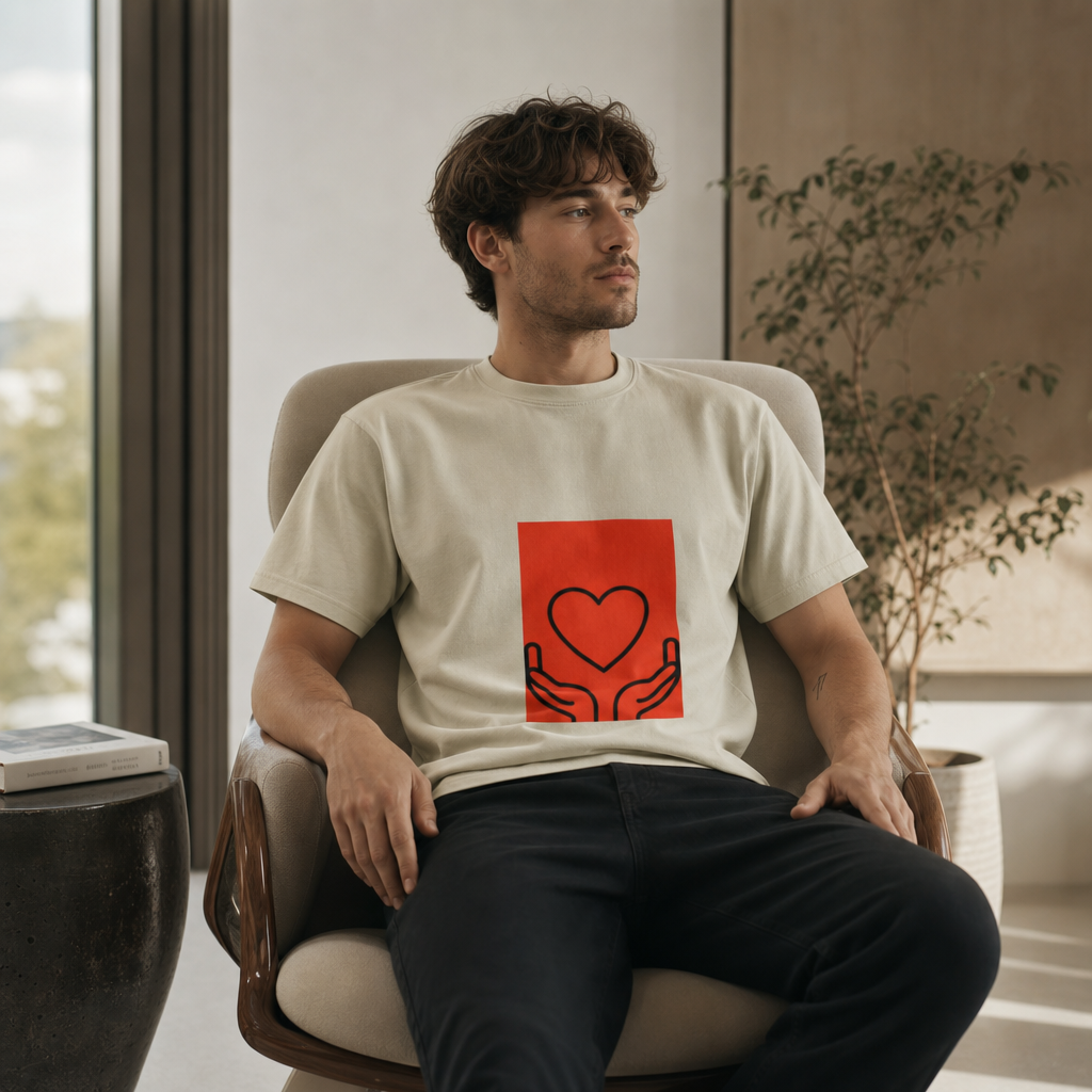 T-shirt vintage unisexe